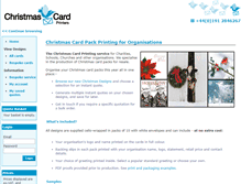 Tablet Screenshot of christmascardprinters.com